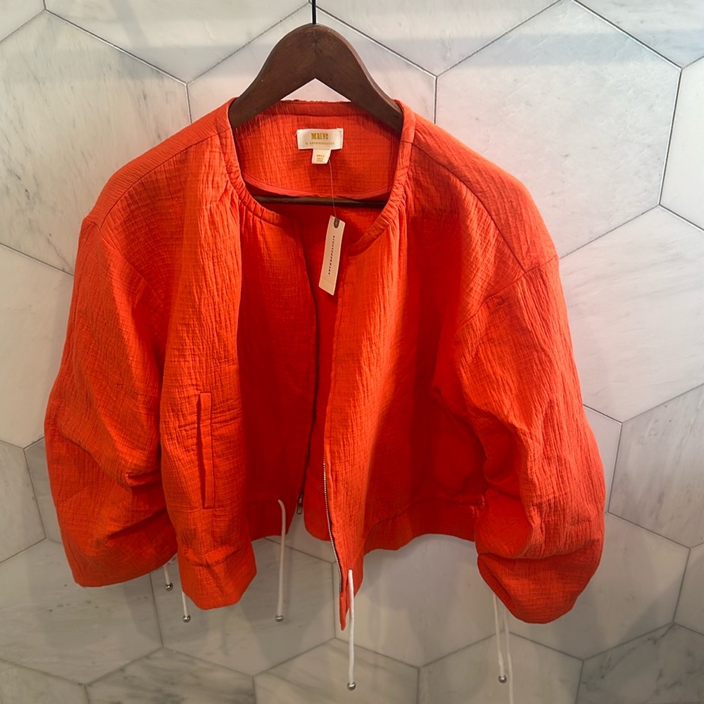 NWT Maeve Beach Parachute Bomber Jacket SZ Small